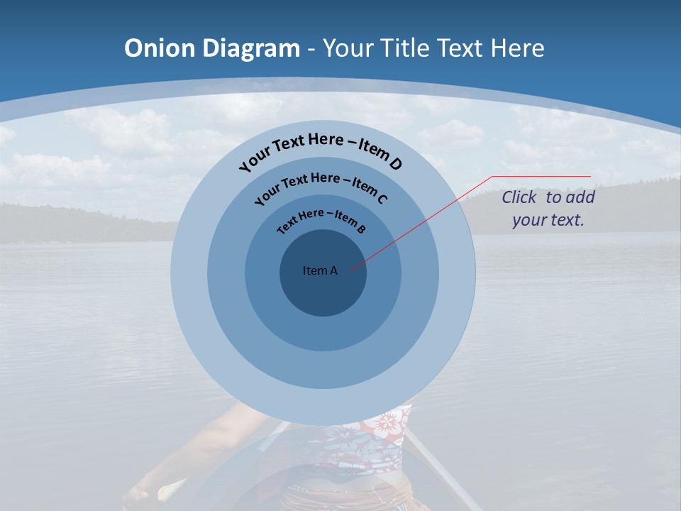 Water Cottage Green PowerPoint Template