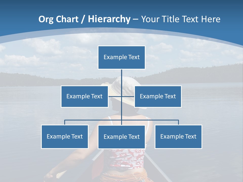 Water Cottage Green PowerPoint Template