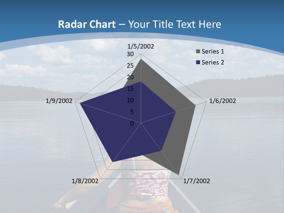 Water Cottage Green PowerPoint Template