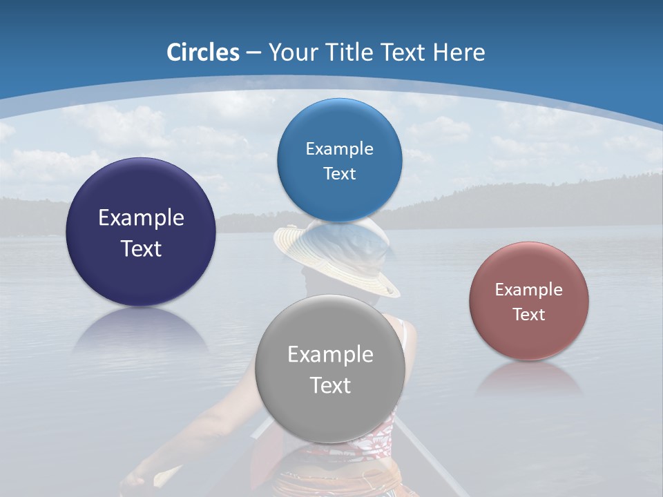 Water Cottage Green PowerPoint Template