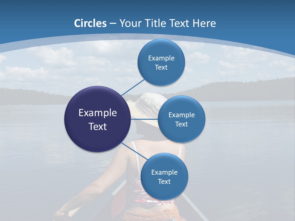 Water Cottage Green PowerPoint Template