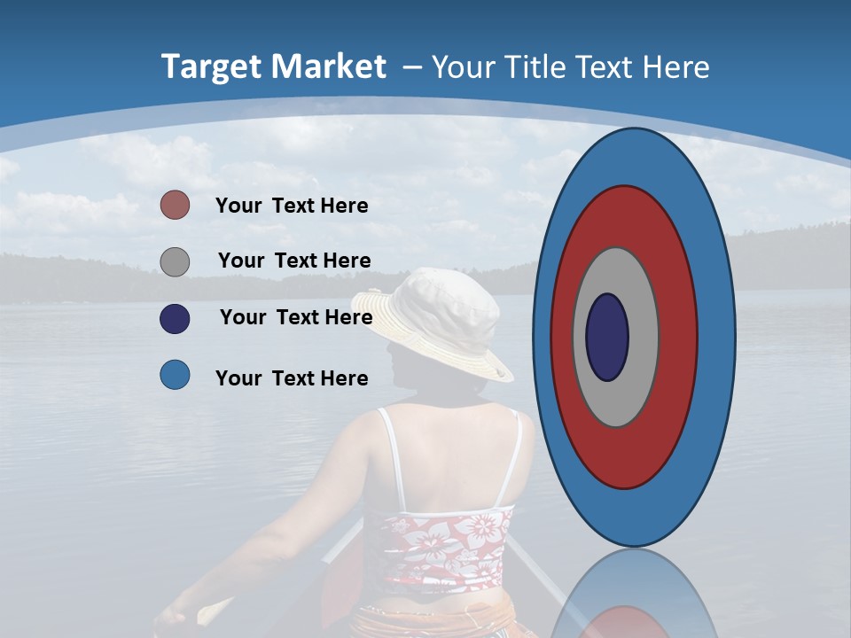 Water Cottage Green PowerPoint Template