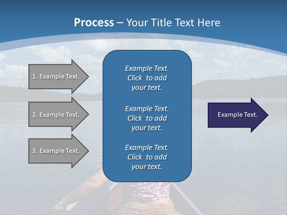 Water Cottage Green PowerPoint Template