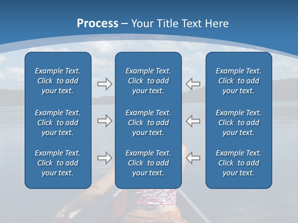 Water Cottage Green PowerPoint Template