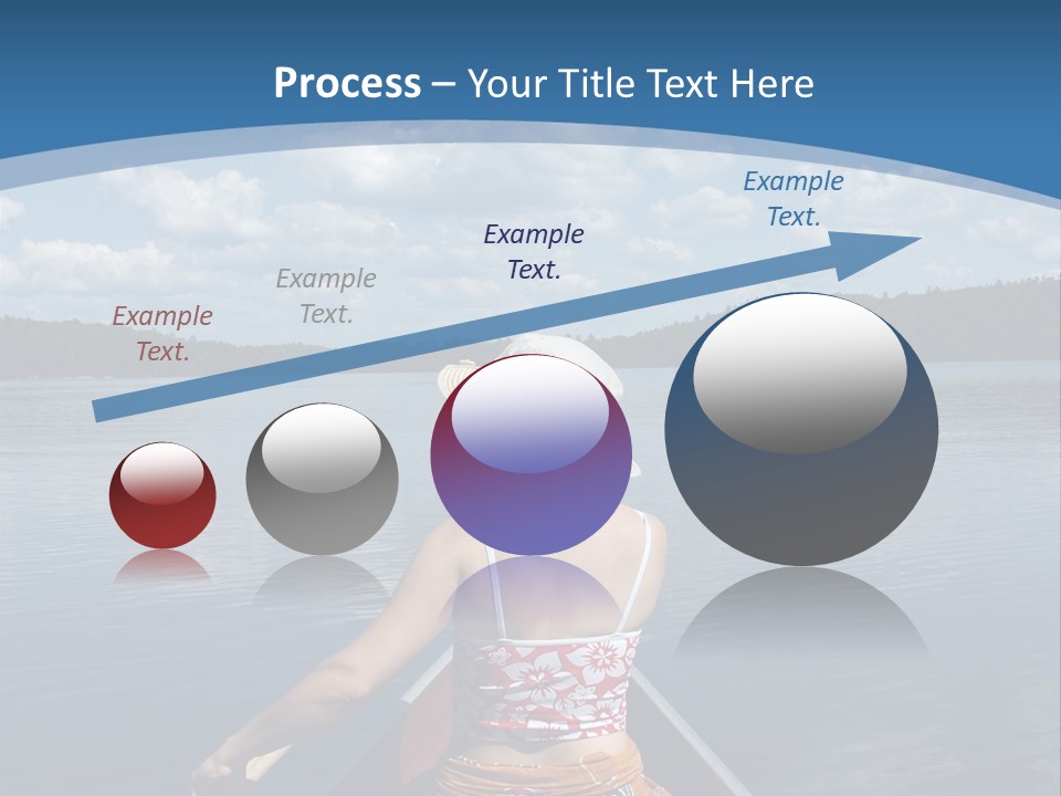 Water Cottage Green PowerPoint Template