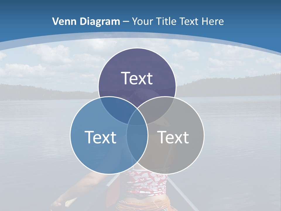 Water Cottage Green PowerPoint Template