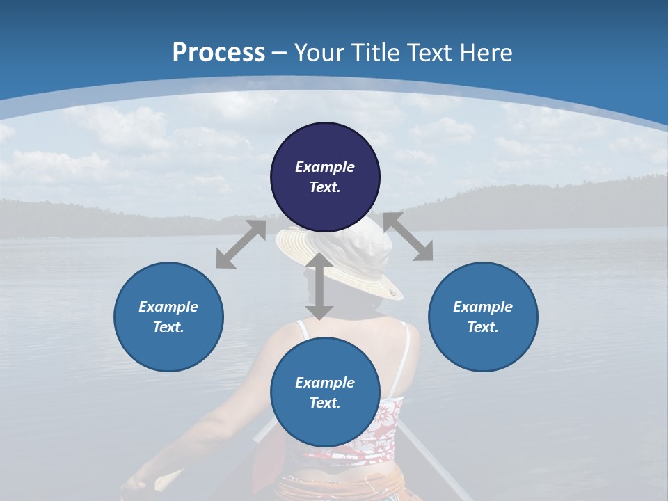 Water Cottage Green PowerPoint Template