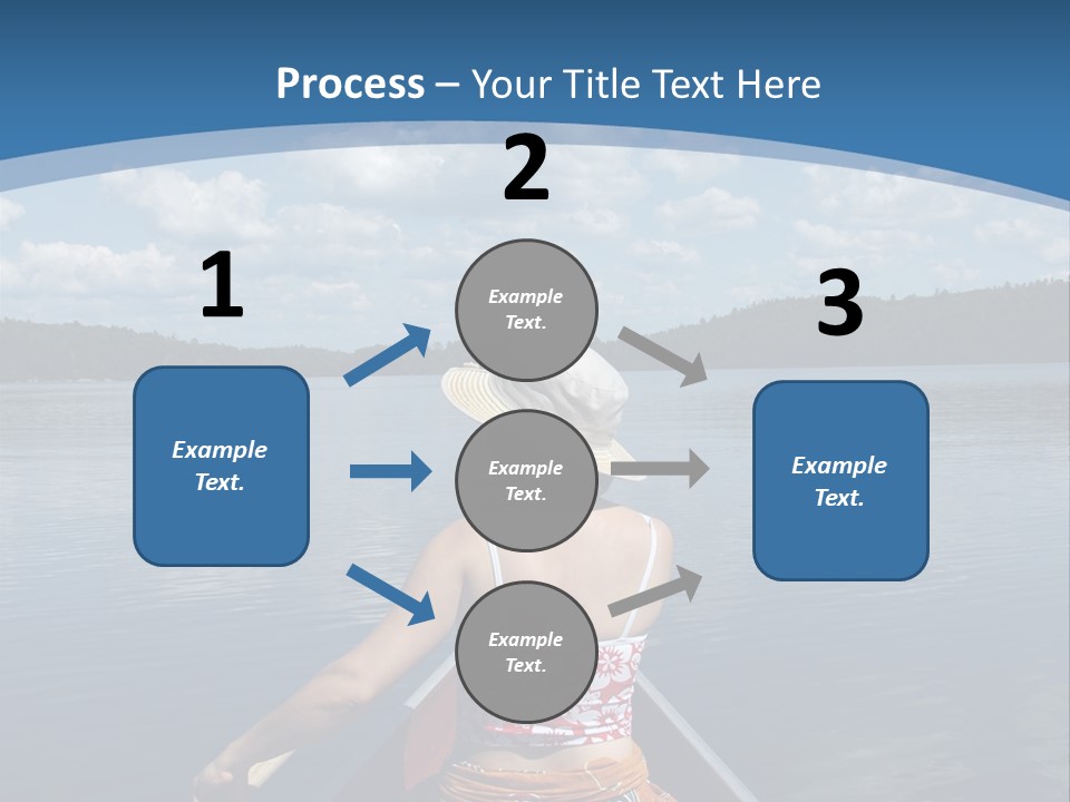 Water Cottage Green PowerPoint Template