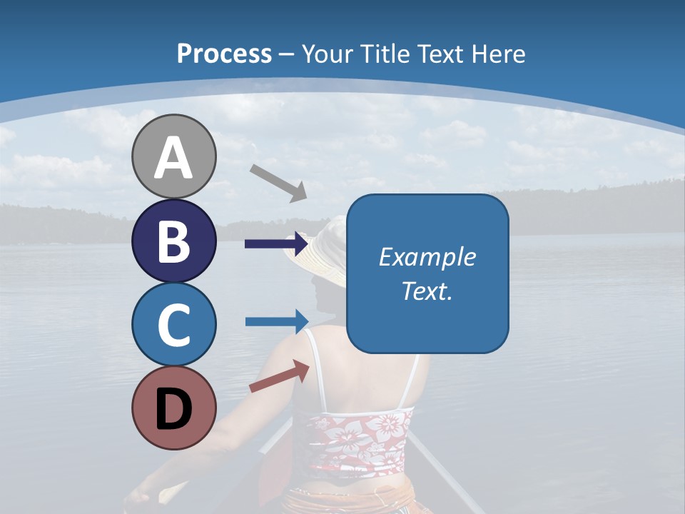 Water Cottage Green PowerPoint Template