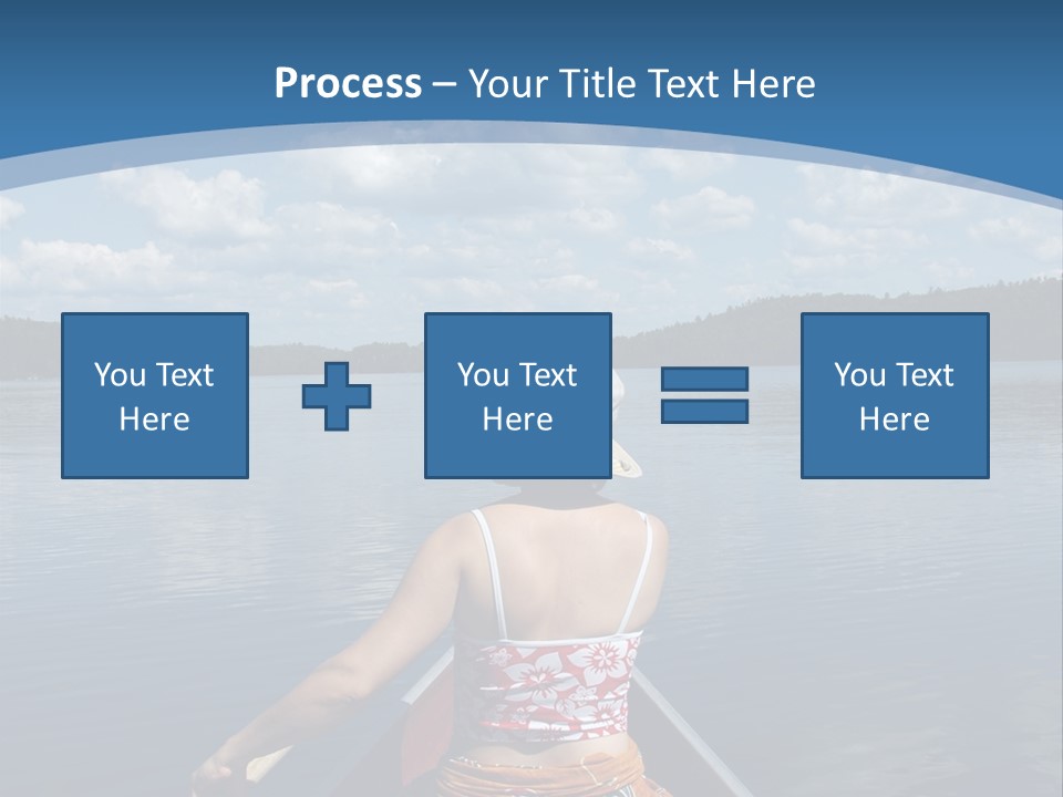 Water Cottage Green PowerPoint Template