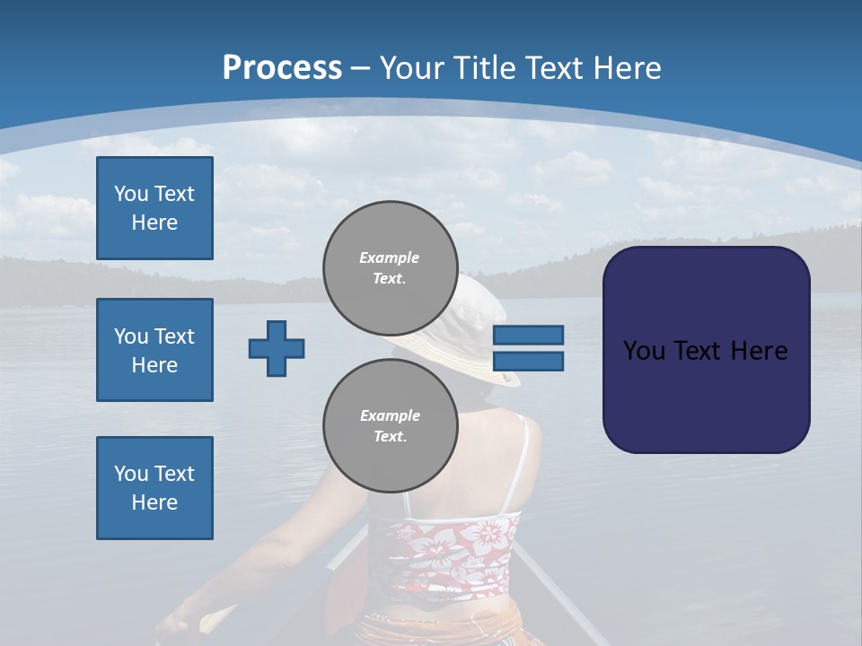 Water Cottage Green PowerPoint Template