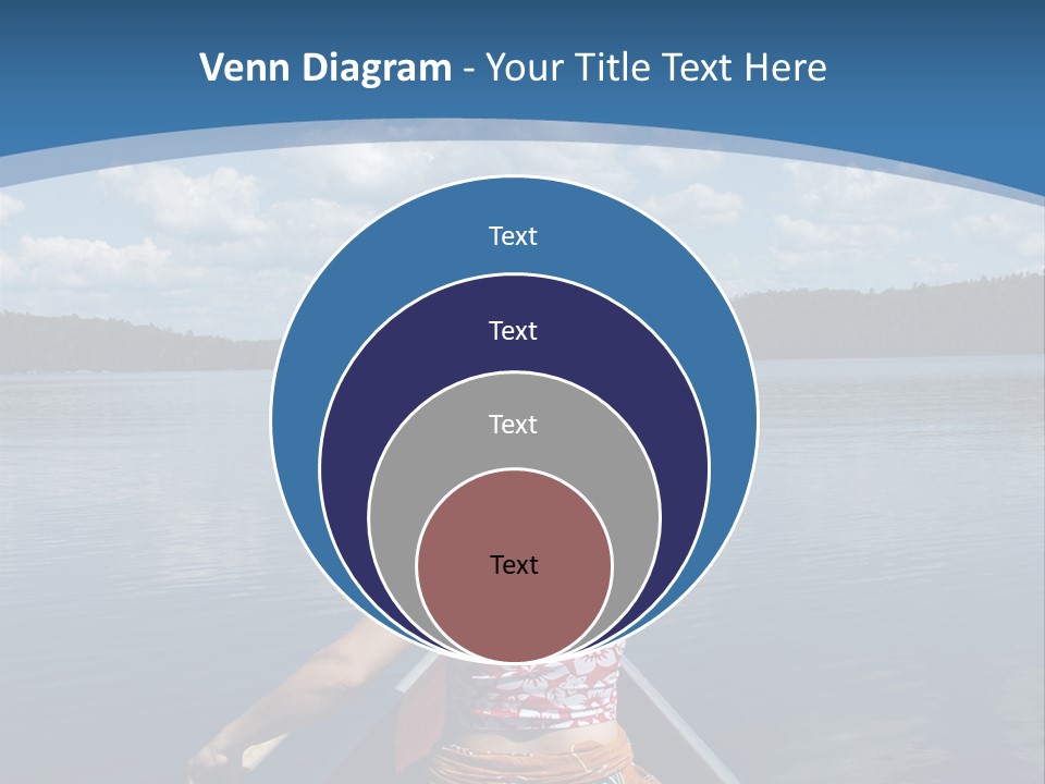Water Cottage Green PowerPoint Template