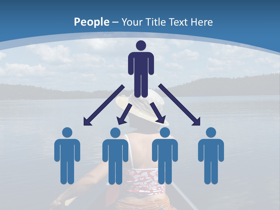 Water Cottage Green PowerPoint Template