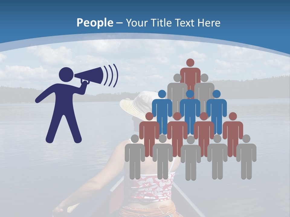 Water Cottage Green PowerPoint Template