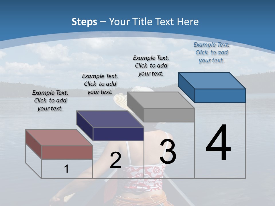 Water Cottage Green PowerPoint Template