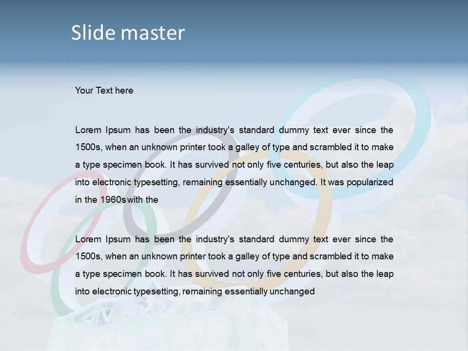 Attribute Ring Colored PowerPoint Template