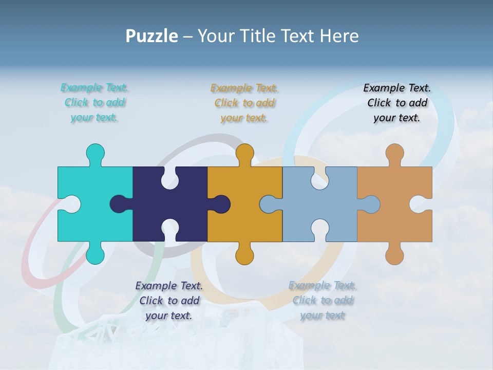 Attribute Ring Colored PowerPoint Template