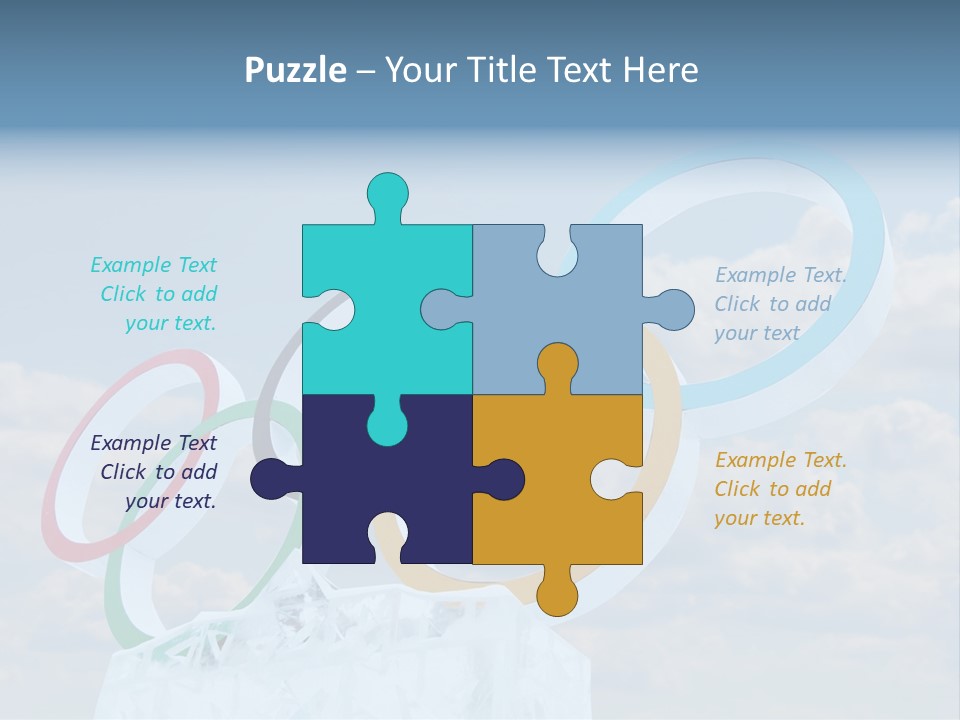 Attribute Ring Colored PowerPoint Template