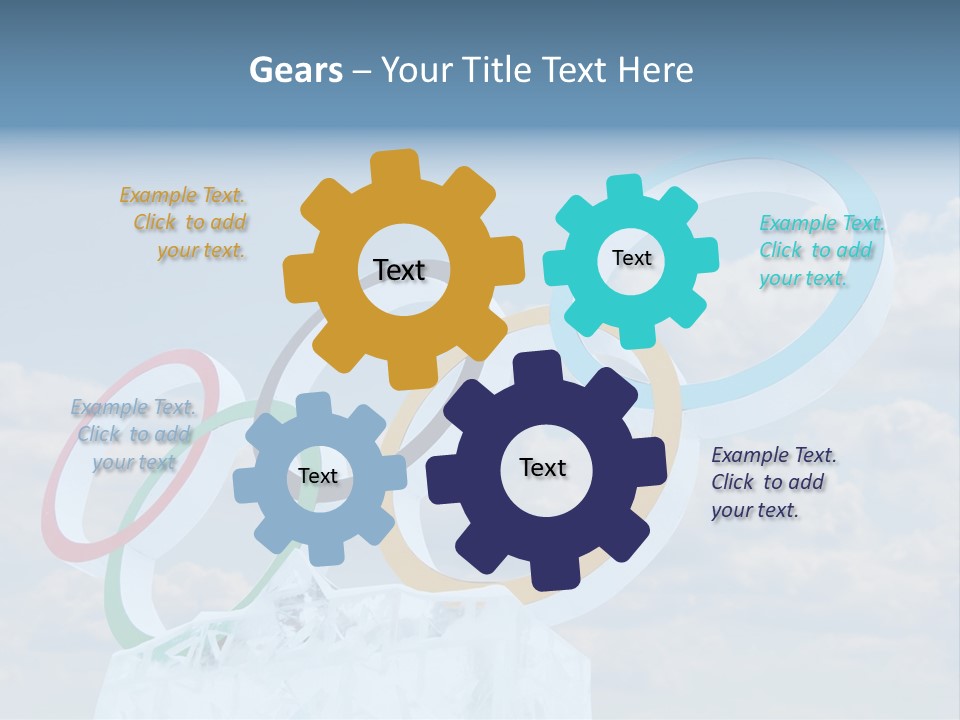 Attribute Ring Colored PowerPoint Template