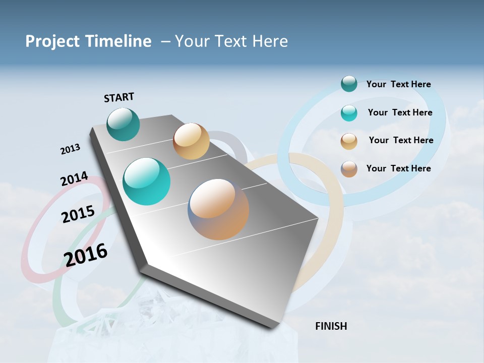 Attribute Ring Colored PowerPoint Template