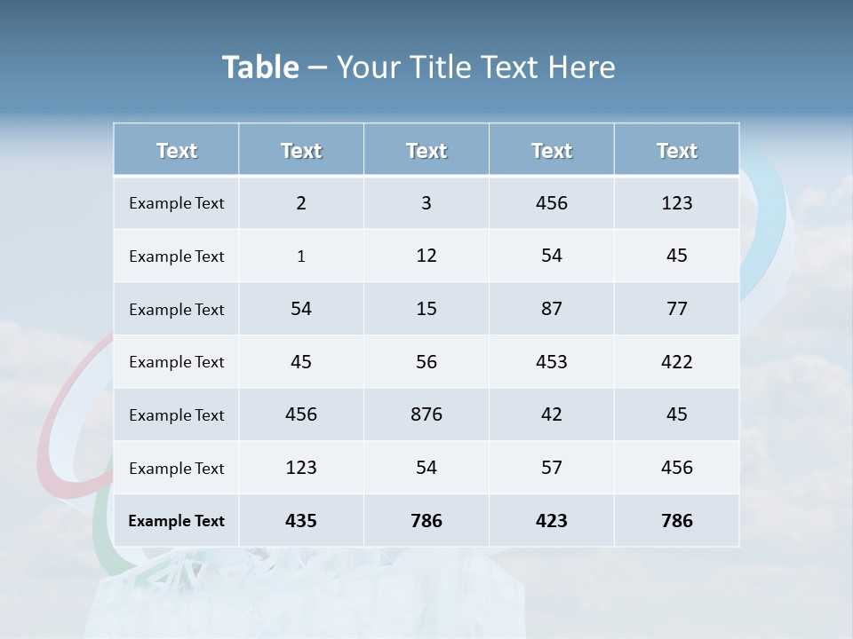 Attribute Ring Colored PowerPoint Template