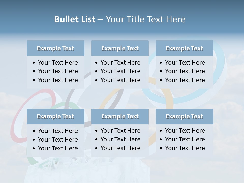 Attribute Ring Colored PowerPoint Template