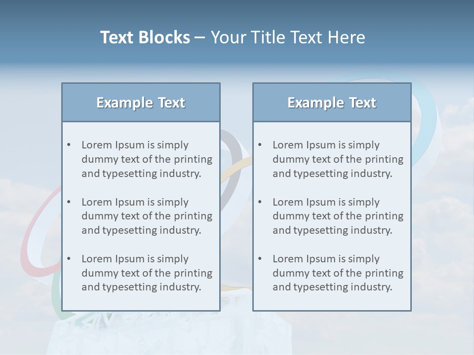 Attribute Ring Colored PowerPoint Template