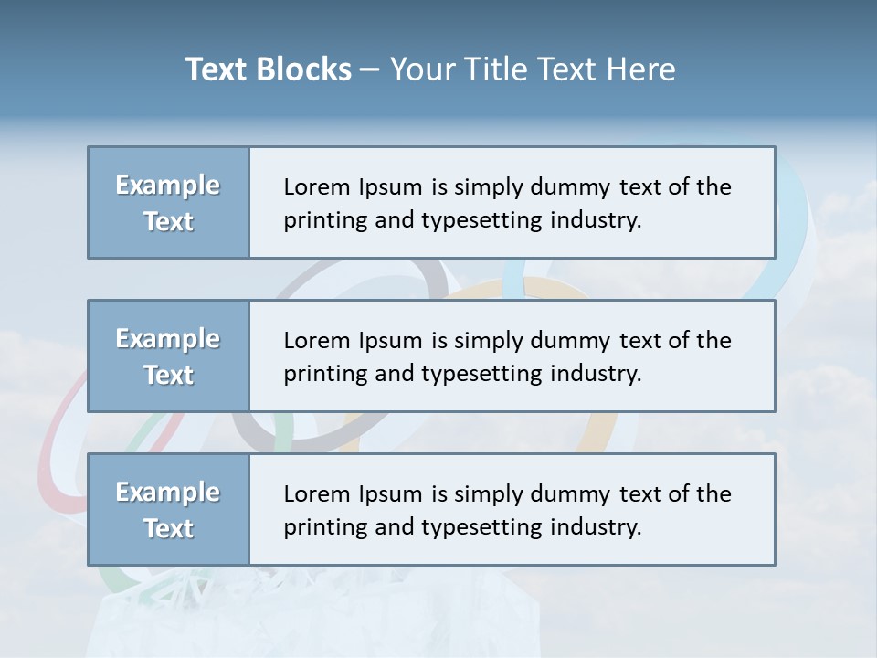 Attribute Ring Colored PowerPoint Template
