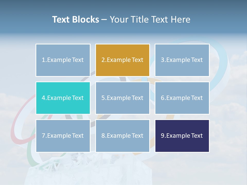 Attribute Ring Colored PowerPoint Template