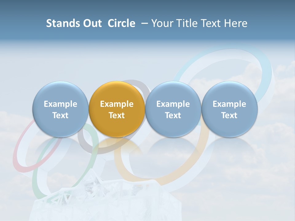 Attribute Ring Colored PowerPoint Template
