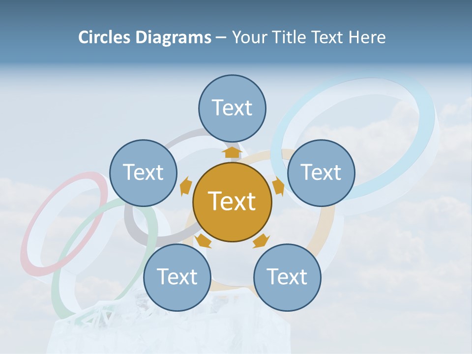 Attribute Ring Colored PowerPoint Template