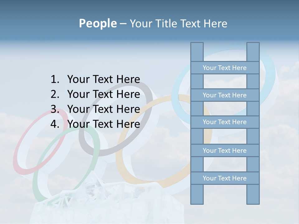 Attribute Ring Colored PowerPoint Template