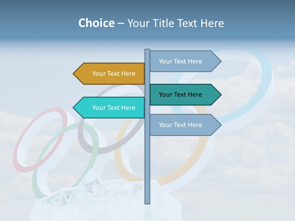 Attribute Ring Colored PowerPoint Template