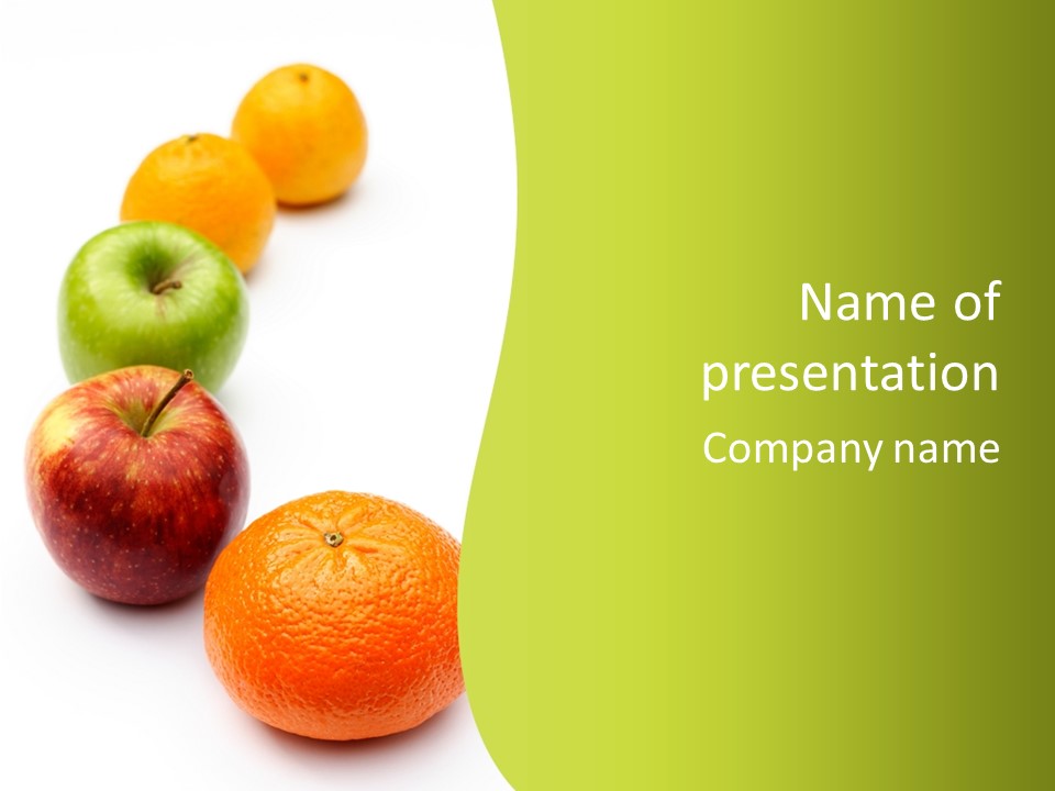 Summer Selection Delicious PowerPoint Template