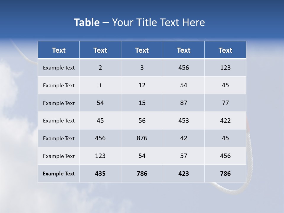 A Life Preserver Floating In The Air On A Cloudy Day PowerPoint Template