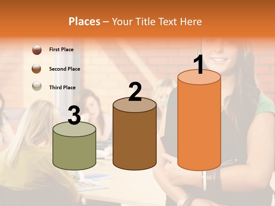 Horizontal Having Clothing PowerPoint Template