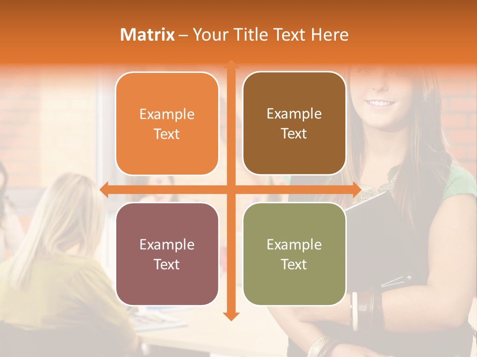 Horizontal Having Clothing PowerPoint Template