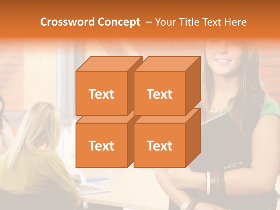 Horizontal Having Clothing PowerPoint Template