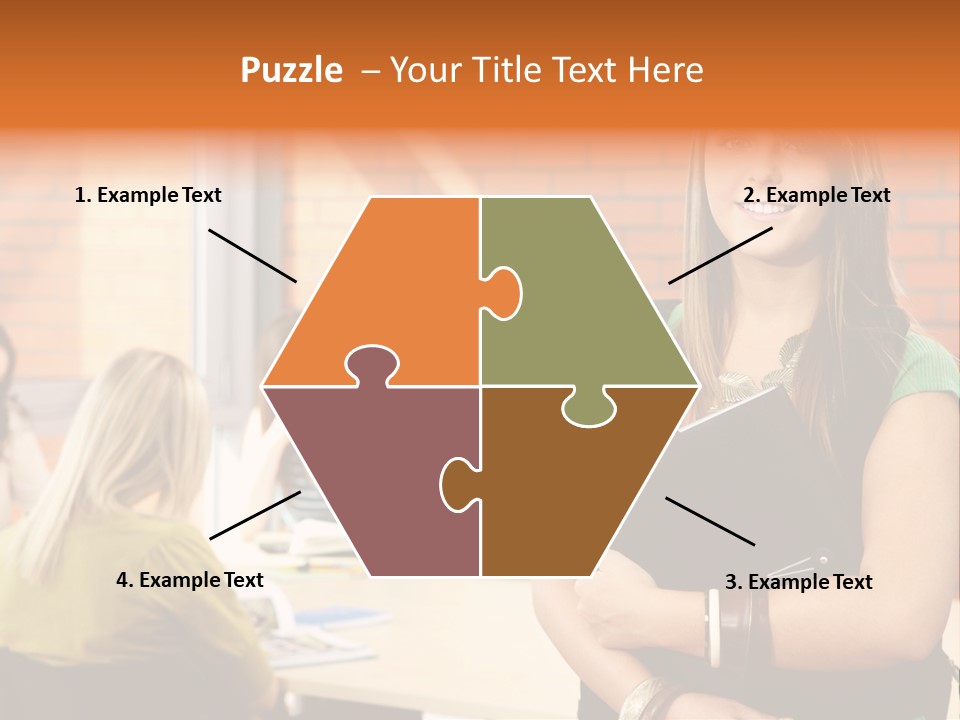 Horizontal Having Clothing PowerPoint Template