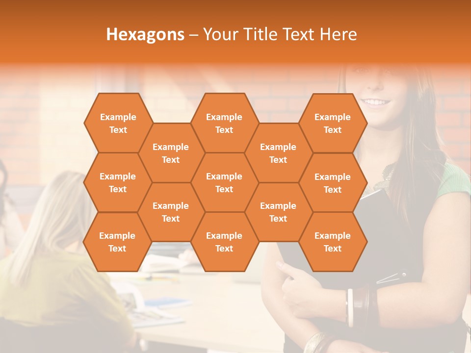 Horizontal Having Clothing PowerPoint Template