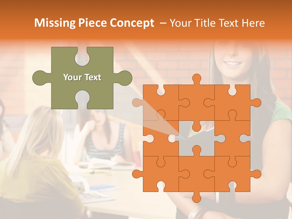 Horizontal Having Clothing PowerPoint Template