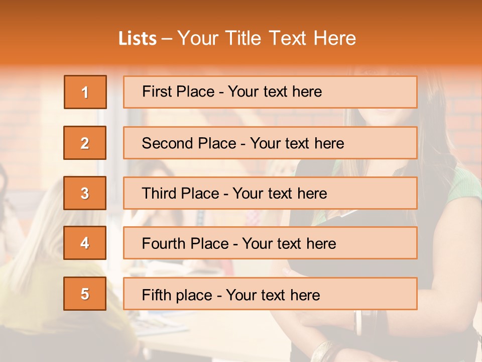 Horizontal Having Clothing PowerPoint Template