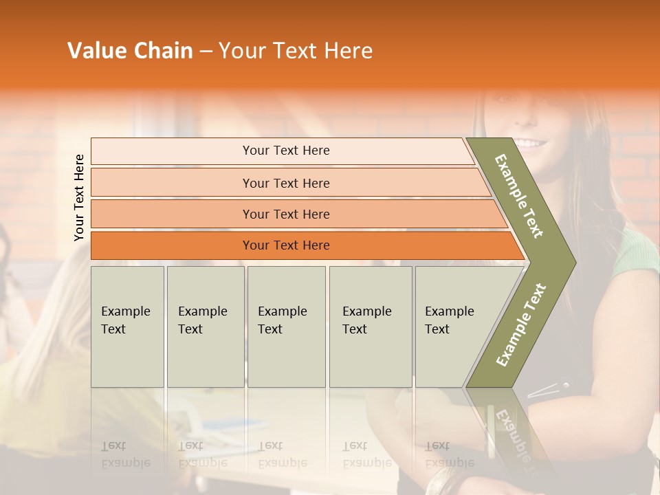 Horizontal Having Clothing PowerPoint Template