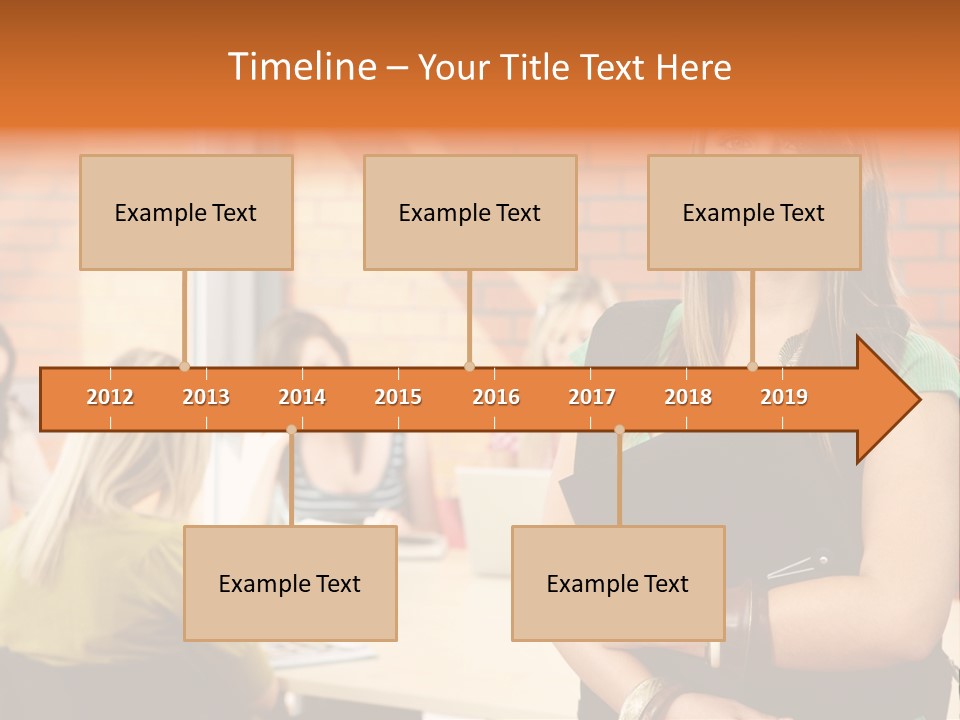 Horizontal Having Clothing PowerPoint Template