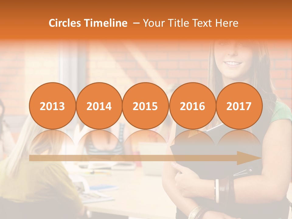 Horizontal Having Clothing PowerPoint Template