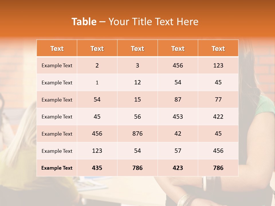 Horizontal Having Clothing PowerPoint Template