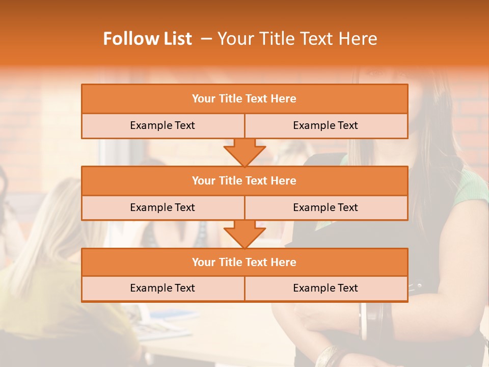 Horizontal Having Clothing PowerPoint Template
