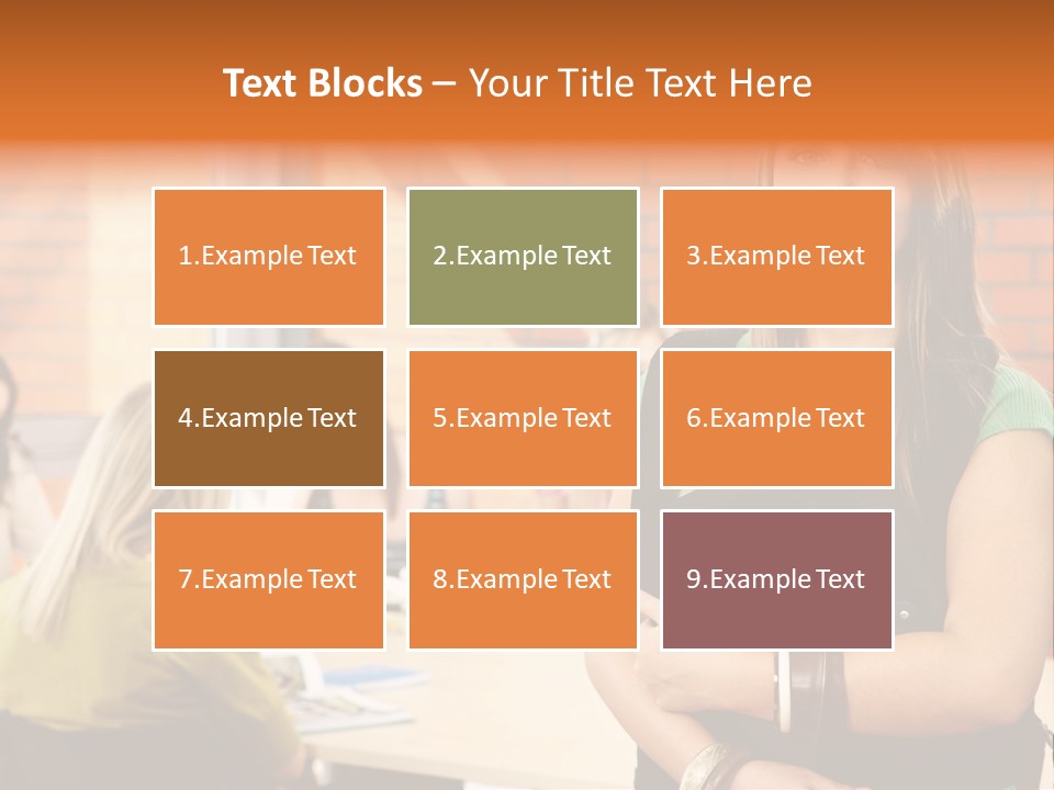 Horizontal Having Clothing PowerPoint Template
