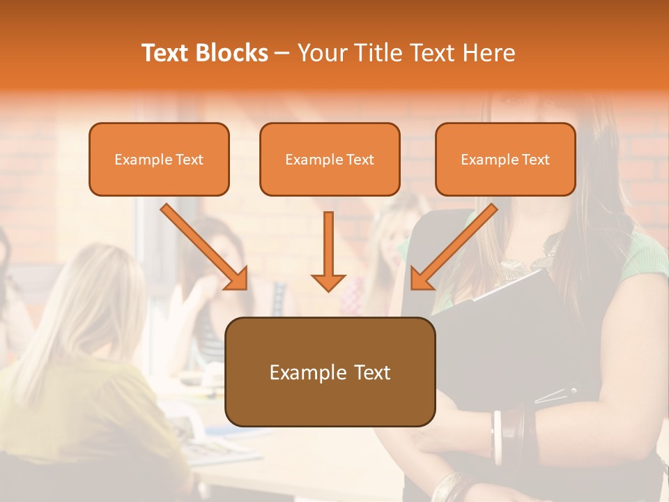 Horizontal Having Clothing PowerPoint Template
