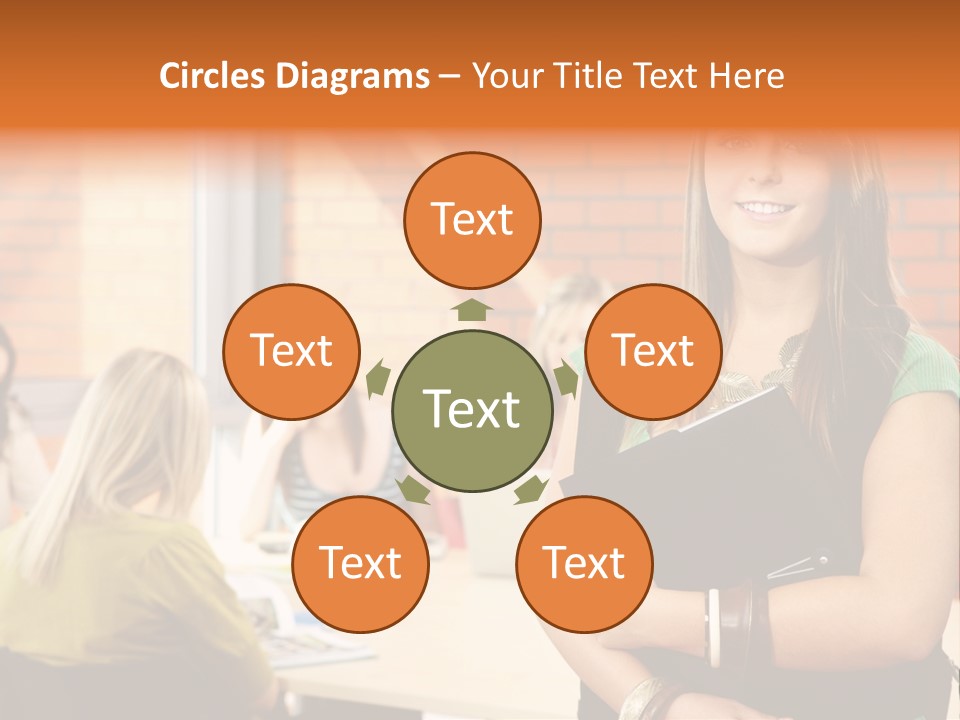 Horizontal Having Clothing PowerPoint Template